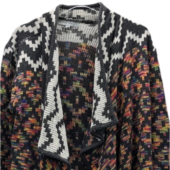 Absolutely Famous Sweater Long South Western Aztec Knit Sweater medium - Picture 7 of 8